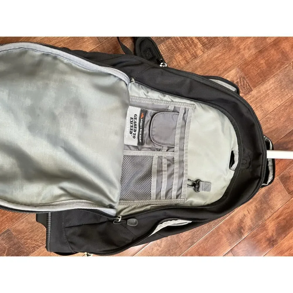 High Sierra Rolling‎ Backpack with Laptop Sleeve, One Size